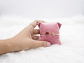 Beautiful anti tarnish rubi and white crystal stone bracelet