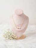 Beautiful white anti tarnish tulip locket