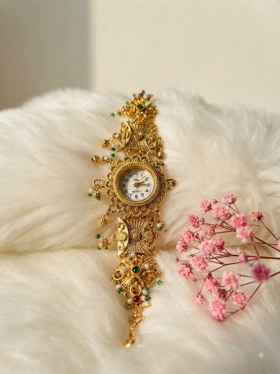 Beautiful copper kashmiri watch