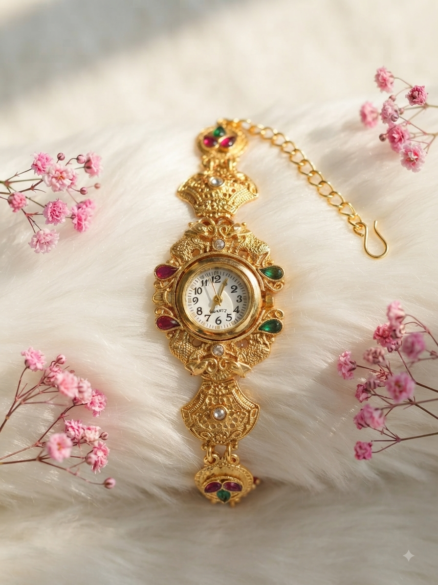 Beautiful copper kashmiri watch