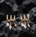 Anti tarnish studd ear tops
